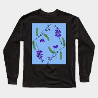 Hardenbergia Violecea Happy Wanderer Long Sleeve T-Shirt